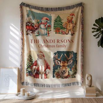 Декоративен гоблен покривало за диван, карикатурен дизайн, скандинавски стил, полиестер-памук, 1000–1499 г, по поръчка