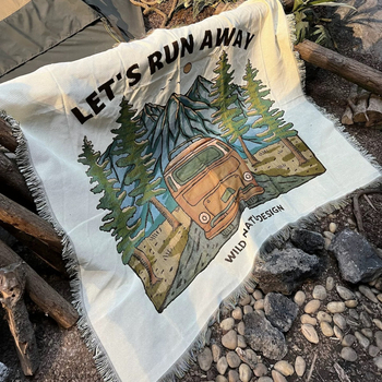 Многофункционално декоративно одеяло за открито с геометричен принт – прост стил, тегло над 3 кг, премиум качество, подходящо за всички сезони