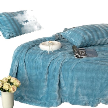 Плед от памучно-нитрилна смес, модерен стил, тегло 300-499 г, подходящ за всички сезони