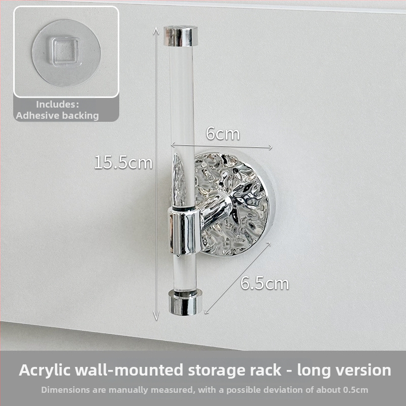 Триъгълна ъглова полица за стена, пластмасова, баня, 1 ниво, минималистичен стил, организатор за козметика