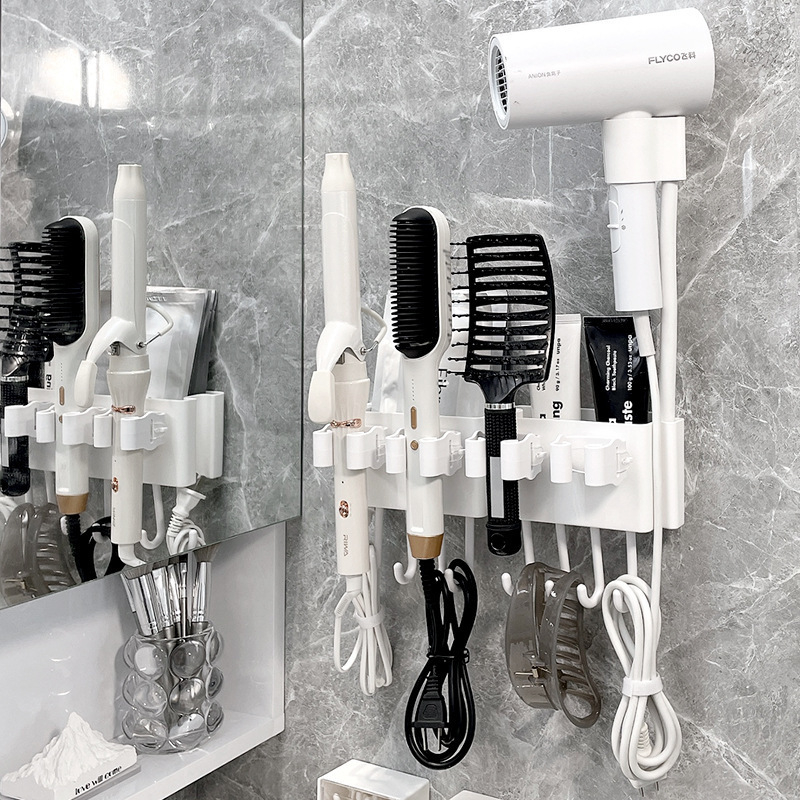 Триъгълна ъглова полица за стена, пластмасова, баня, 1 ниво, минималистичен стил, организатор за козметика