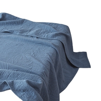 Лятно памучно одеяло - едноцветно, опростен и модерен стил, тип одеяла: друго, материал на тъканта: друго
