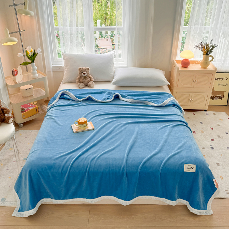 100% poliészter törölköző pléd, dupla oldalú fleece, 300 g/m², tavasz–ősz, egyszínű minta, könnyű luxus stílus, testreszabható