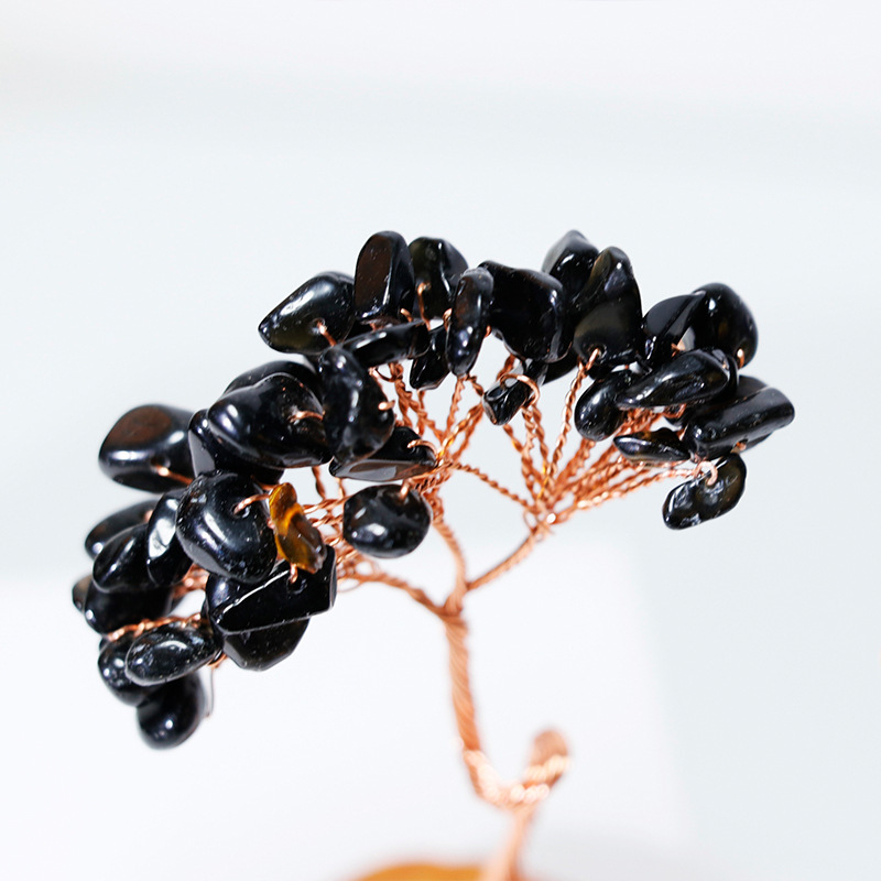 Kristallidest õnnepuu Crystal Raw Edition, kaasaegne ja minimalistlik laua dekor, mullpakend (Materjal: Kristall; Bränd: Crystal Raw Edition; Stiil: Modernne ja minimalistlik; Pakend: Mullpakend)