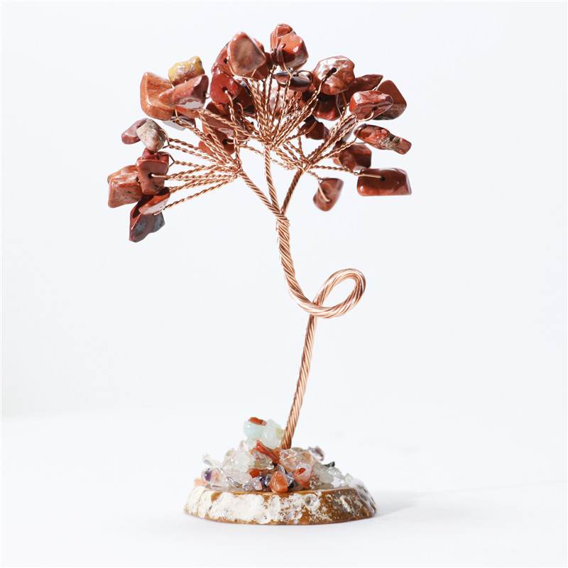 Kristallidest õnnepuu Crystal Raw Edition, kaasaegne ja minimalistlik laua dekor, mullpakend (Materjal: Kristall; Bränd: Crystal Raw Edition; Stiil: Modernne ja minimalistlik; Pakend: Mullpakend)