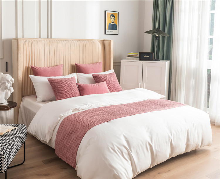 Хавлия за край на леглото - Полиестер, Луксозен стил, Персонализиране по заявка, Едноцветен модел, Хотелски клас