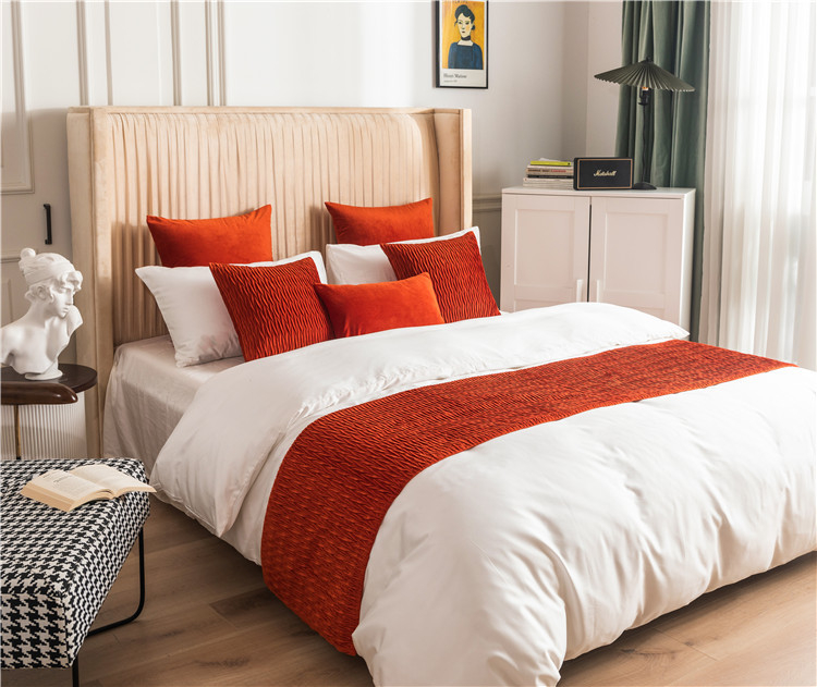 Хавлия за край на леглото - Полиестер, Луксозен стил, Персонализиране по заявка, Едноцветен модел, Хотелски клас