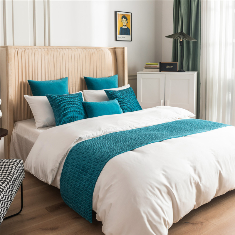 Хавлия за край на леглото - Полиестер, Луксозен стил, Персонализиране по заявка, Едноцветен модел, Хотелски клас