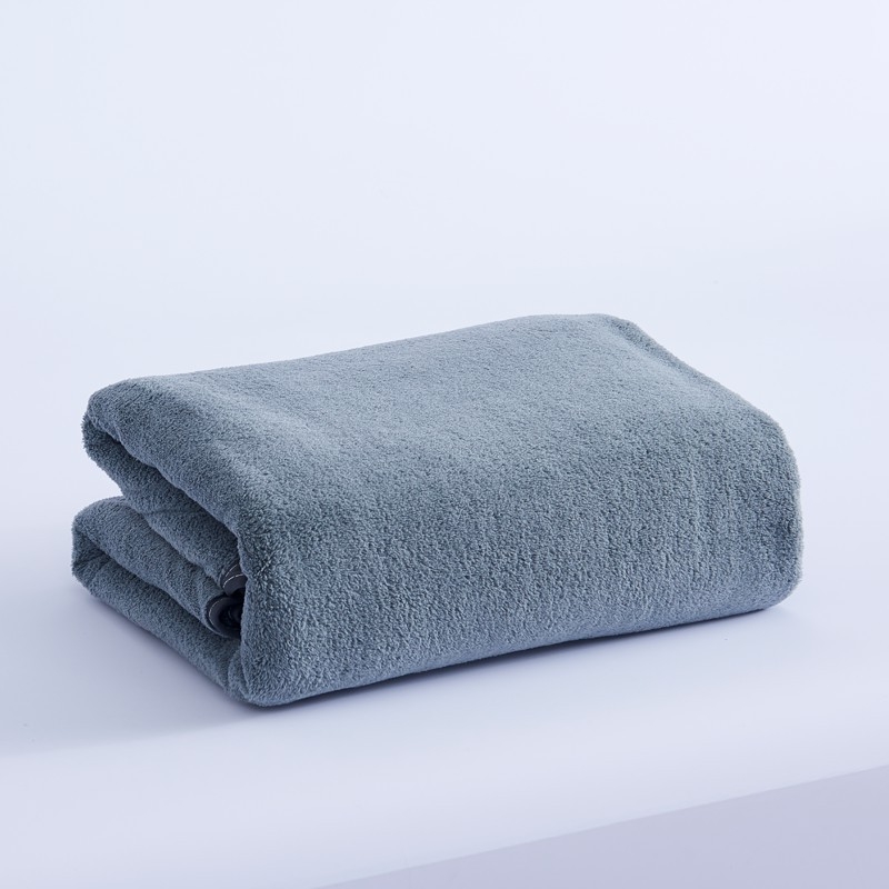 Prosop de baie Xidi - Microfibră Coral Fleece, Catifea tăiată, Fire 21s, 40 fibre, Brand Wiledy