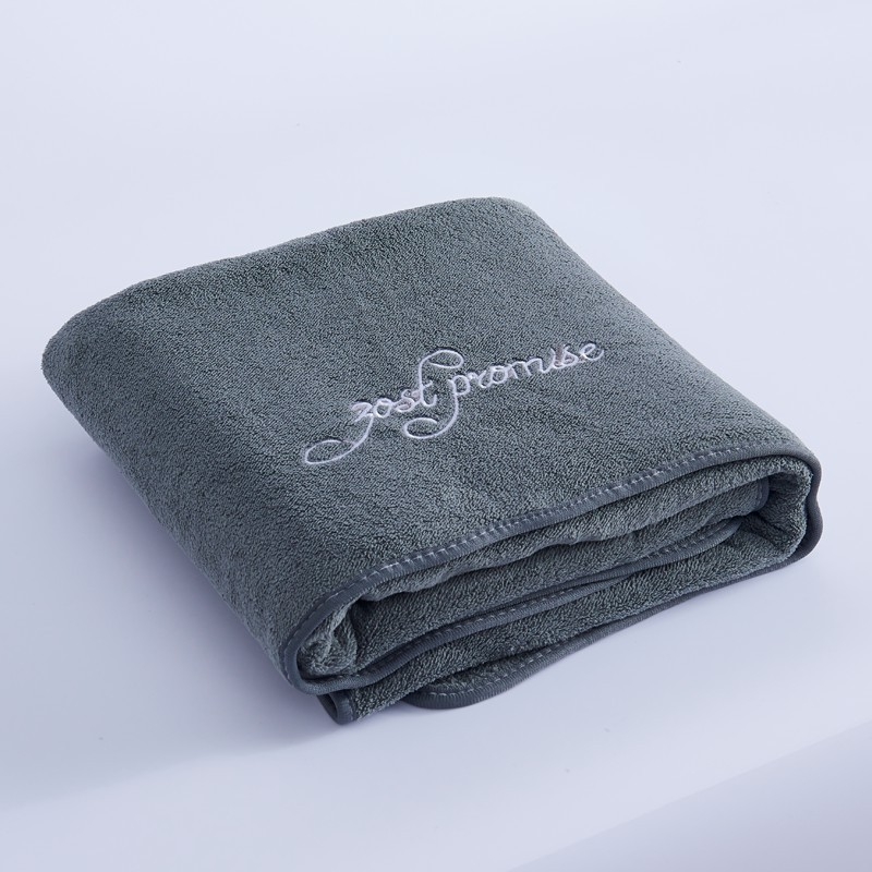 Prosop de baie Xidi - Microfibră Coral Fleece, Catifea tăiată, Fire 21s, 40 fibre, Brand Wiledy