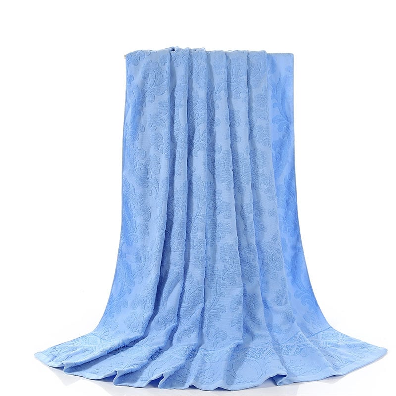 Ručnik-deka od pamuka, prilagodljiva iz šivanjem, mekana i koži-prijateljska, 99% pamuk, prugasti uzorak, težina 0.55–1.0 kg, ljetna upotreba