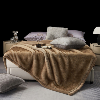 Raschel одеяло за легло с ивици, полиестер, тегло 500–800 г, персонализируемо