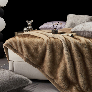 Raschel одеяло за легло с ивици, полиестер, тегло 500–800 г, персонализируемо