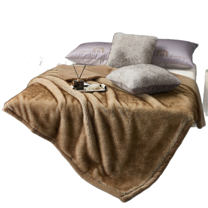 Raschel одеяло за легло с ивици, полиестер, тегло 500–800 г, персонализируемо