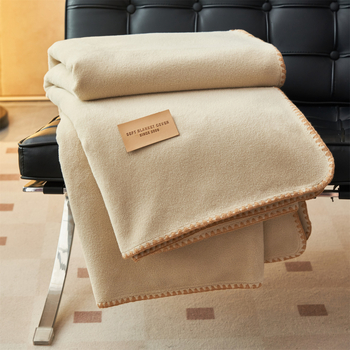 Κουβέρτα από μαλλί αλπακά, διπλό στρώμα, υψηλής ποιότητας ψεύτικο κασμίρ; 500 γρ, χειμώνας, πολυεστέρας, συρρίκνωση 2–3%