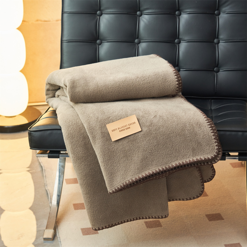 Κουβέρτα από μαλλί αλπακά, διπλό στρώμα, υψηλής ποιότητας ψεύτικο κασμίρ; 500 γρ, χειμώνας, πολυεστέρας, συρρίκνωση 2–3%