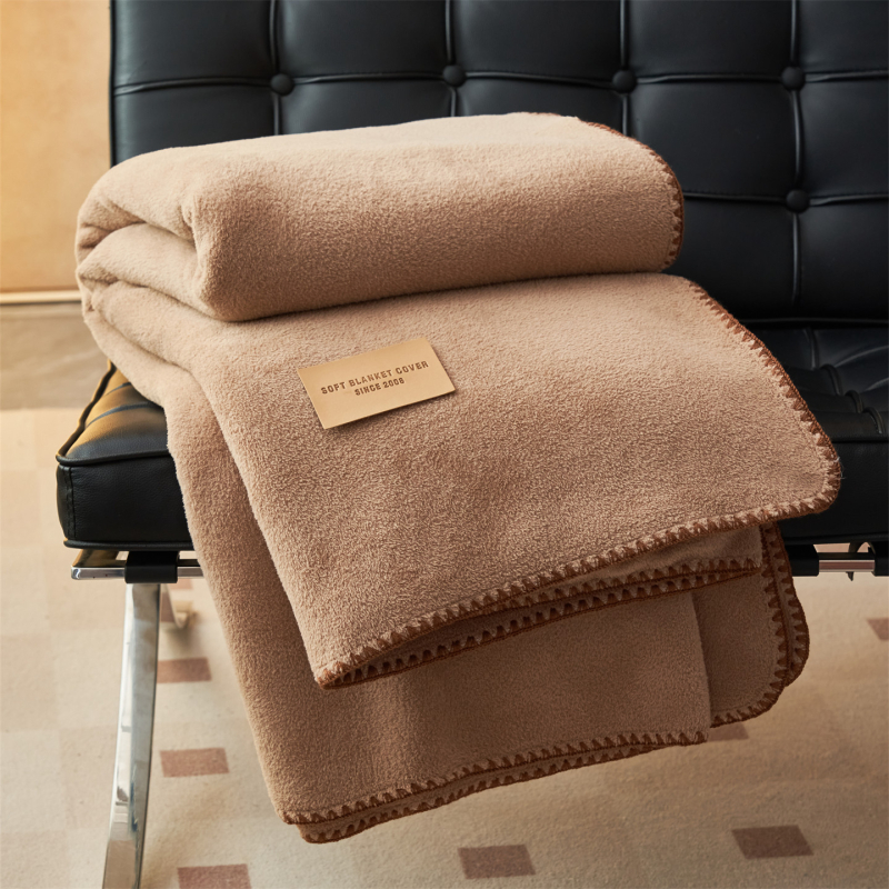 Κουβέρτα από μαλλί αλπακά, διπλό στρώμα, υψηλής ποιότητας ψεύτικο κασμίρ; 500 γρ, χειμώνας, πολυεστέρας, συρρίκνωση 2–3%