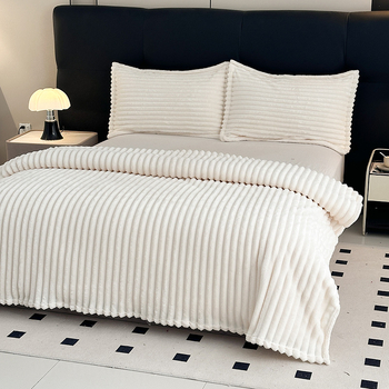 Одеяло от 100% полиестер, 200 г, за пролет и есен, семпъл модерен стил, без обработка