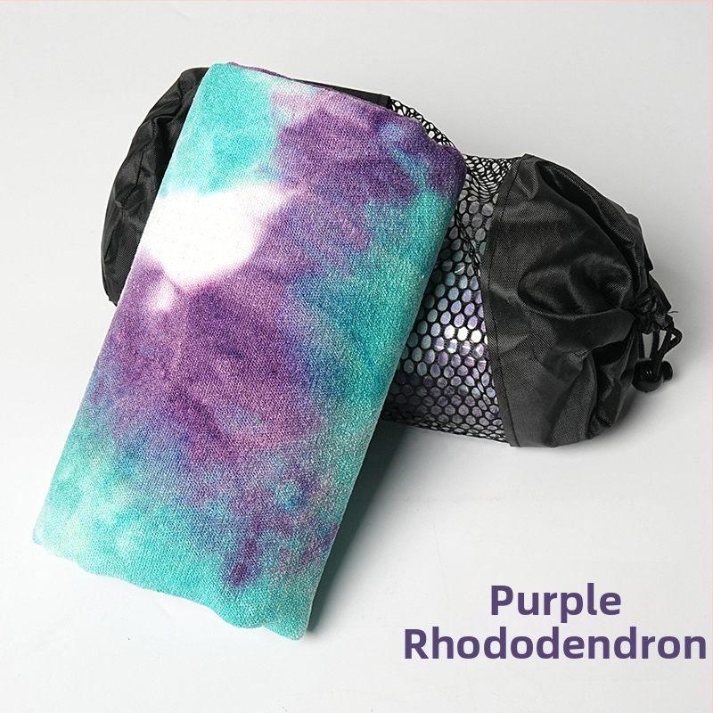 Tie-dye neslīdošs mikrofibras jogas dvielis, 470 g