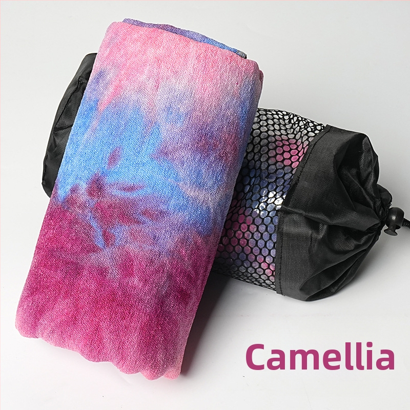 Tie-dye neslīdošs mikrofibras jogas dvielis, 470 g