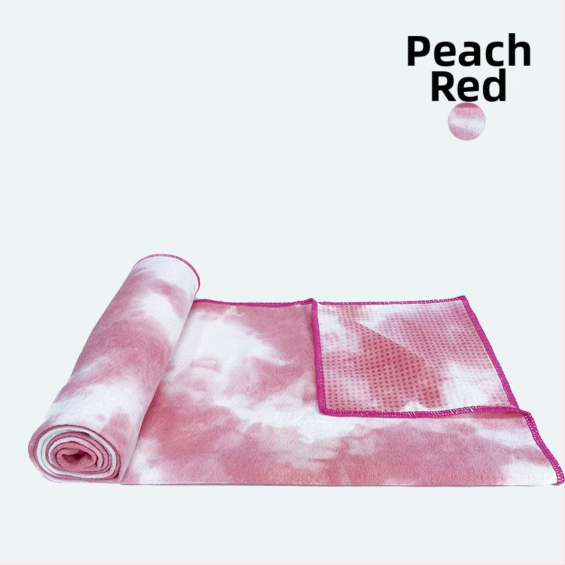 Tie-dye neslīdošs mikrofibras jogas dvielis, 470 g