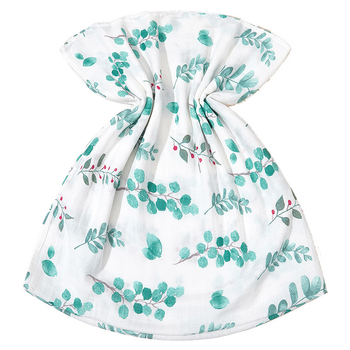 Zīdaiņu wrap no muselīna, divslāņu bambusa šķiedras audums, piemērots zīdaiņiem un 1–3 gadus veciem, ar rakstiem: karikatūra, zieds, ģeometrija