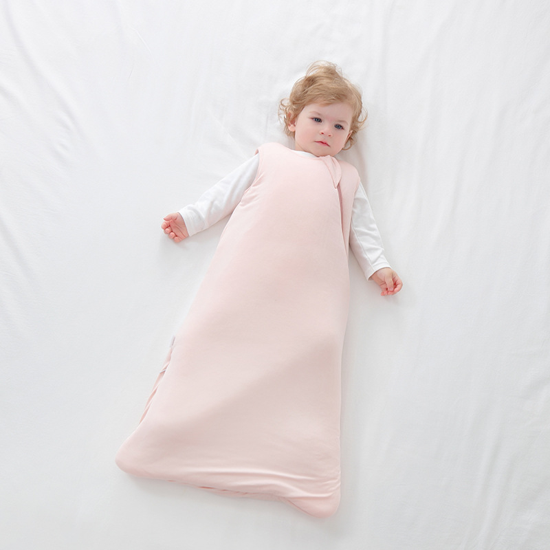Bērnu gulēšanas somu vestes stilā, bambusa šķiedras audums, oderes 95% kokvilna, pildījums no zīda šķiedras, biezs ziemas modelis, piemērots zīdaiņiem 0–1 gadā
