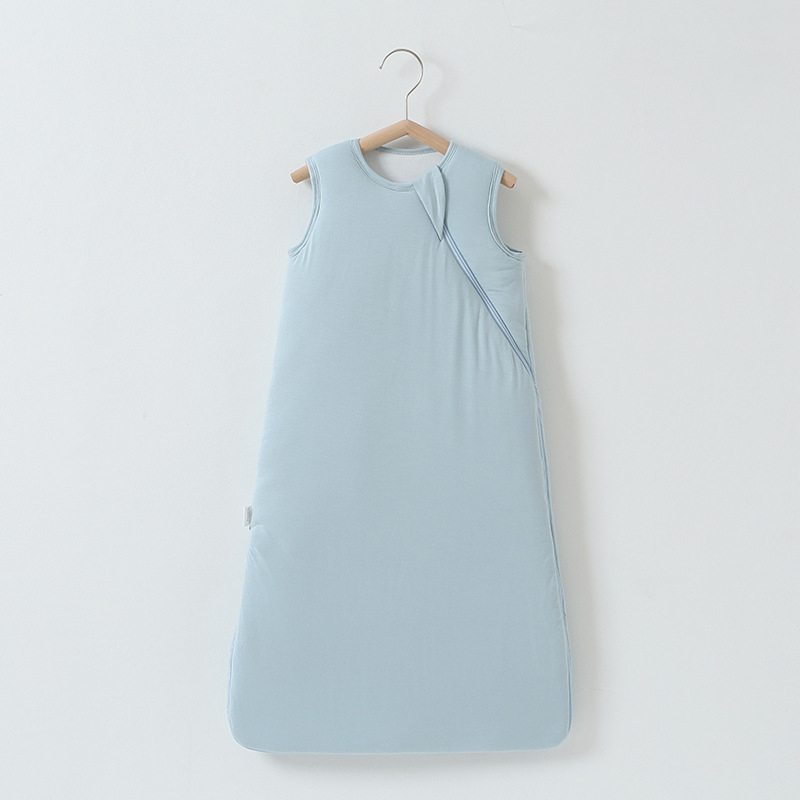 Bērnu gulēšanas somu vestes stilā, bambusa šķiedras audums, oderes 95% kokvilna, pildījums no zīda šķiedras, biezs ziemas modelis, piemērots zīdaiņiem 0–1 gadā