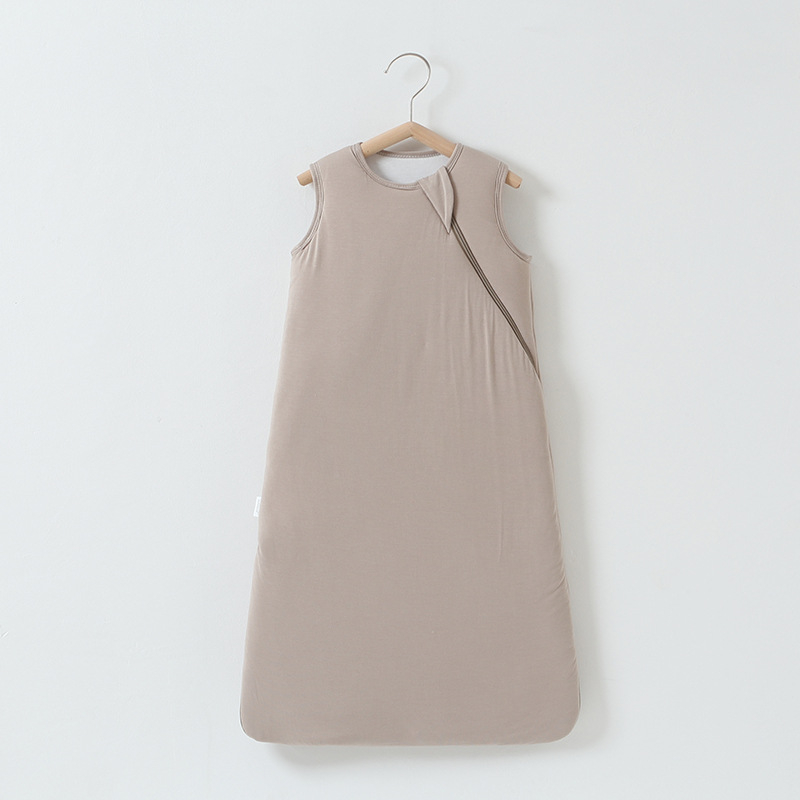 Bērnu gulēšanas somu vestes stilā, bambusa šķiedras audums, oderes 95% kokvilna, pildījums no zīda šķiedras, biezs ziemas modelis, piemērots zīdaiņiem 0–1 gadā