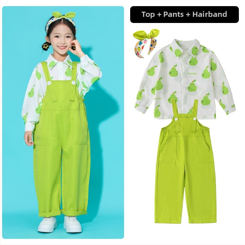 Bērnu hip-hop uzstāšanās apģērbs, unisex, bērniem virs 8 gadu vecuma, vasara 2025 (vasaras sezona 2025; unisex; hip-hop stils; vecuma grupai virs 8)