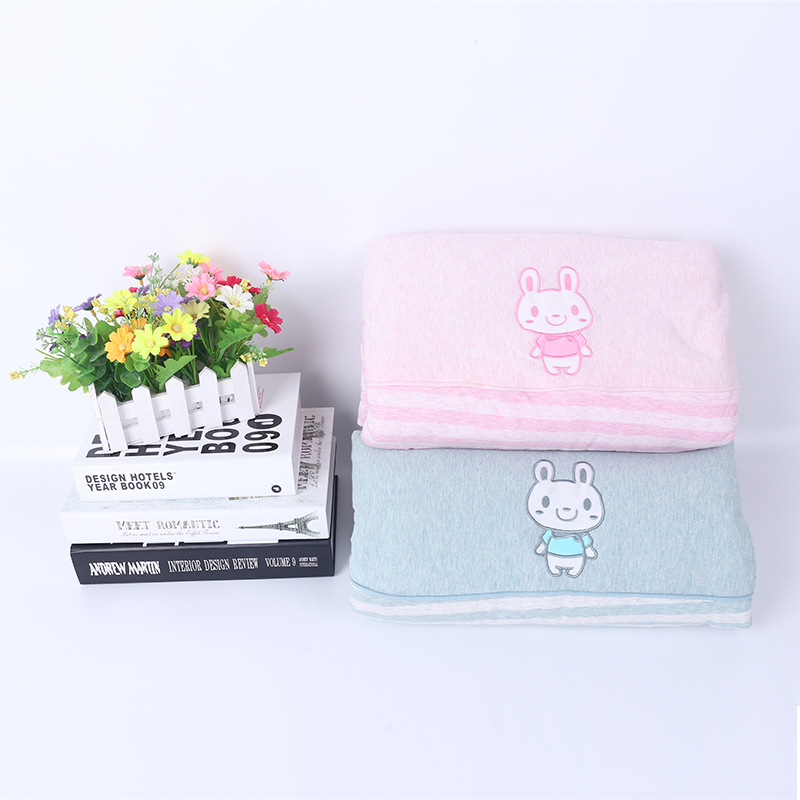 Dječji quilt od Jersey pamuka, japanski stil, vlakna obojena, šivena, punjenje od svilenog pamuka, 100% pamuk, za djecu 1–15 godina