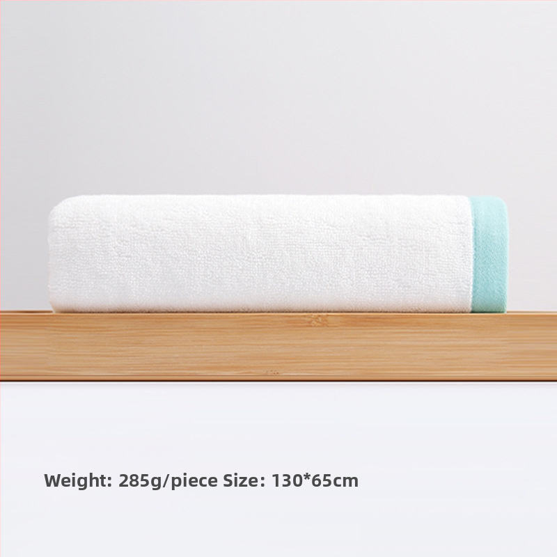 Lianfa ručnik za kupanje od bambusovih vlakana i pamuka, 400–500 g, šiven rub, prilagodljiv