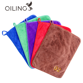 Konyhai menedzsment törölköző digitális számmal és színkódolt fogóval, 5S-kompatibilis, sűrített korall plüss; finom rost 95% poliészter; sima szövés hajtás; logónyomtatás; testreszabás