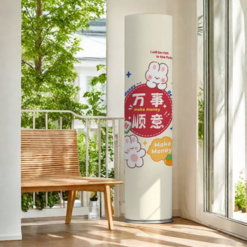 Калъф за климатик за дома, полиестер, марка Lin Jin, карикатурен стил, персонализиран