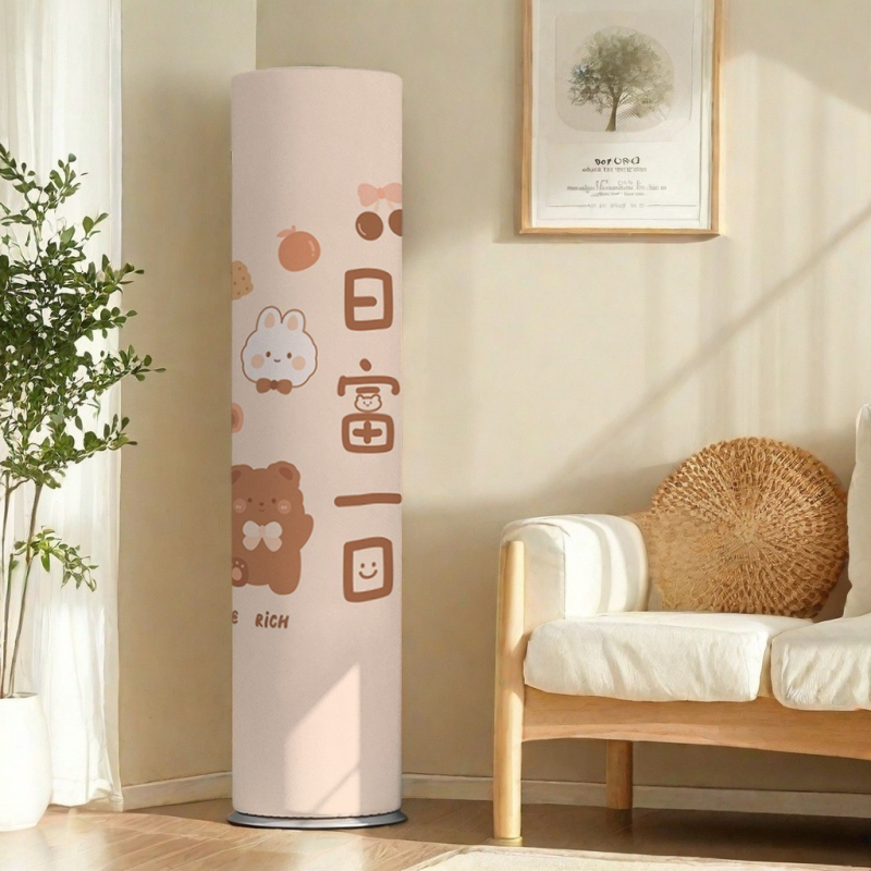 Калъф за климатик за дома, полиестер, марка Lin Jin, карикатурен стил, персонализиран