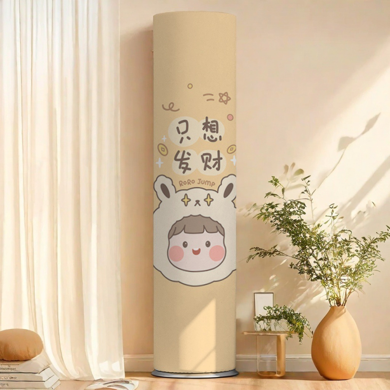 Калъф за климатик за дома, полиестер, марка Lin Jin, карикатурен стил, персонализиран