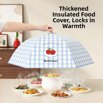 Only изолиран капак за храна, сгъваем прахоустойчив капак за маса за домашна употреба, лансиран през 2025 г.