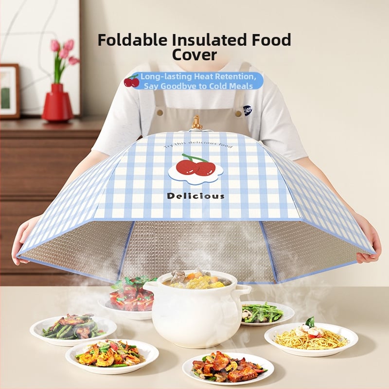 Only изолиран капак за храна, сгъваем прахоустойчив капак за маса за домашна употреба, лансиран през 2025 г.