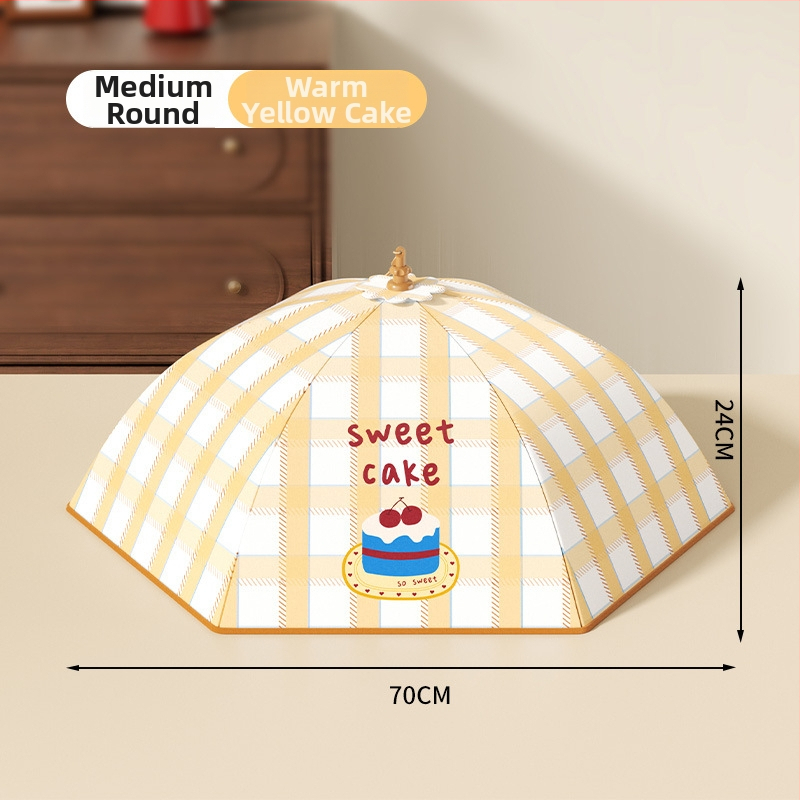 Only изолиран капак за храна, сгъваем прахоустойчив капак за маса за домашна употреба, лансиран през 2025 г.