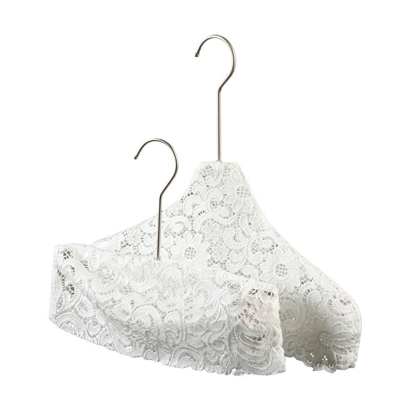 Riidepuu kate: libisemiskindel lina pitsiga puuvillakangas, 10 tk komplekt, sobib riidepuudele, pükste hoidmiseks ja kravattide hoidmiseks