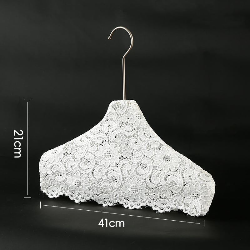 Riidepuu kate: libisemiskindel lina pitsiga puuvillakangas, 10 tk komplekt, sobib riidepuudele, pükste hoidmiseks ja kravattide hoidmiseks