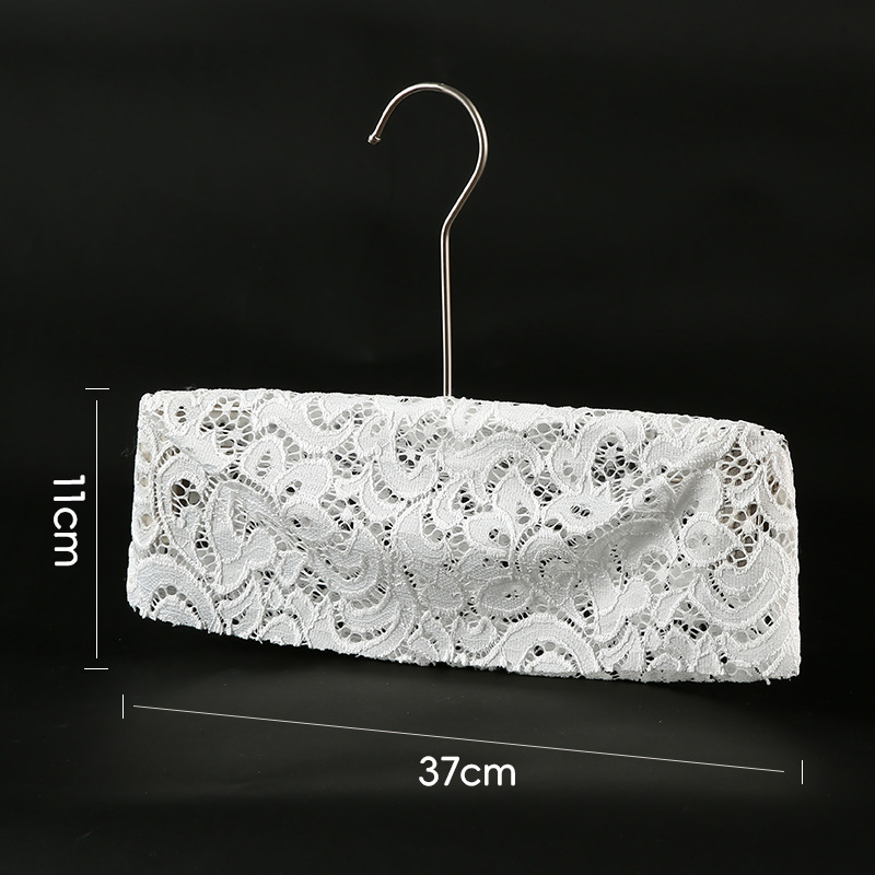 Riidepuu kate: libisemiskindel lina pitsiga puuvillakangas, 10 tk komplekt, sobib riidepuudele, pükste hoidmiseks ja kravattide hoidmiseks