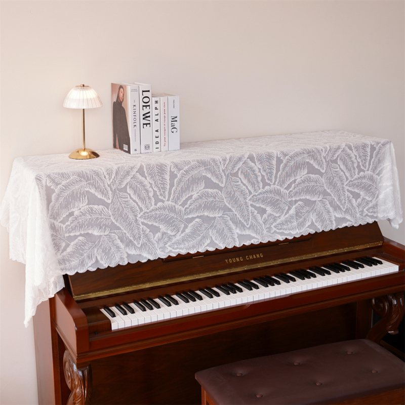 Дантелена покривка за пиано, модерен стил, прахозащита