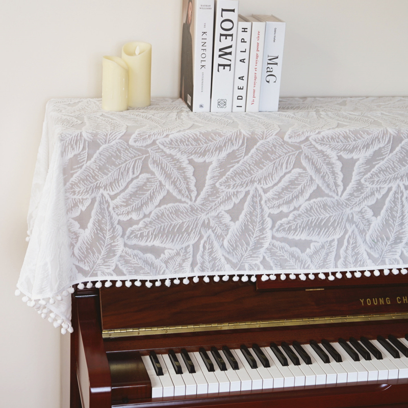 Дантелена покривка за пиано, модерен стил, прахозащита