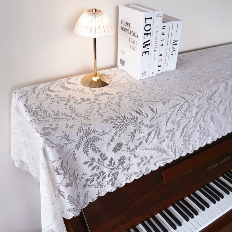 Дантелена покривка за пиано, модерен стил, прахозащита