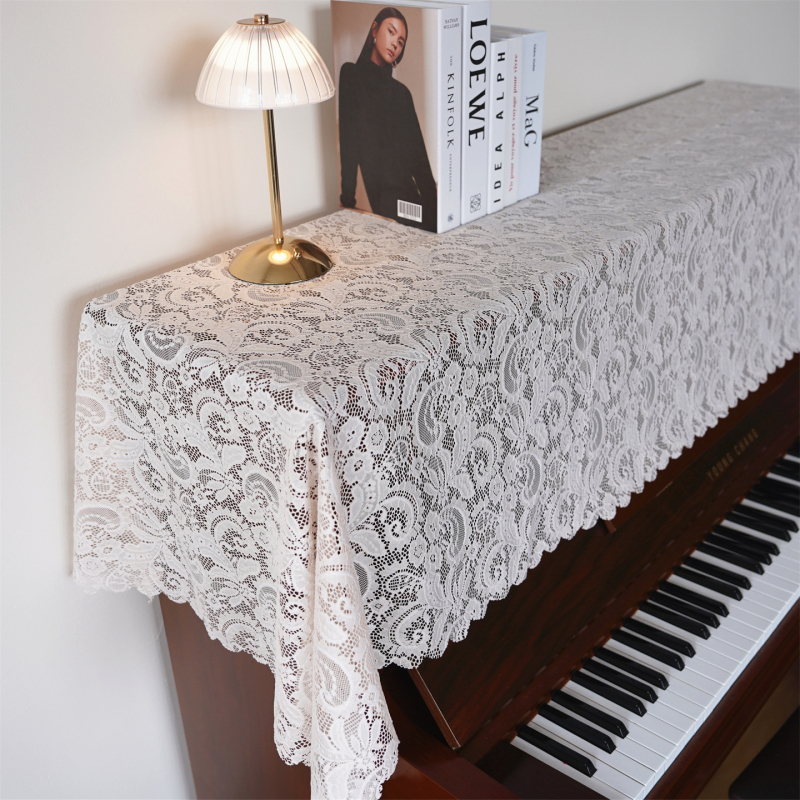 Дантелена покривка за пиано, модерен стил, прахозащита