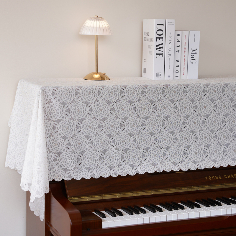 Дантелена покривка за пиано, модерен стил, прахозащита