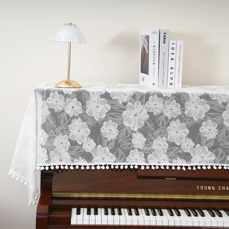 Дантелена покривка за пиано, модерен стил, прахозащита