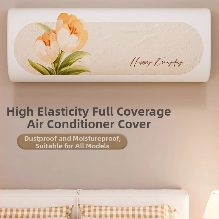 Калъф за климатик – платнен, с висящ монтаж, универсален, модерен стил, прахозащитна обвивка