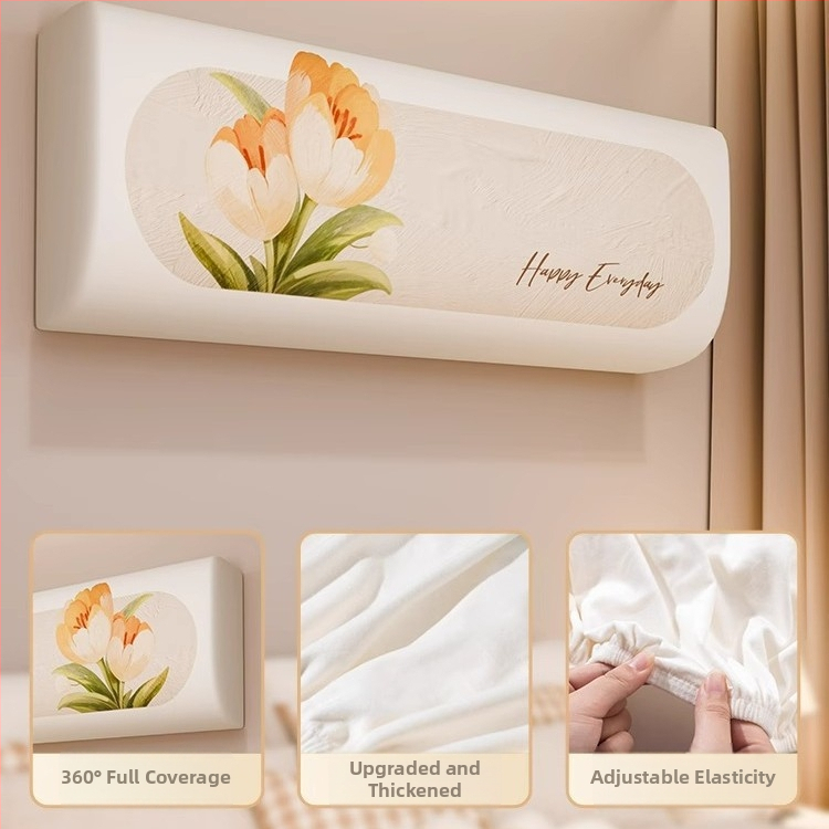 Калъф за климатик – платнен, с висящ монтаж, универсален, модерен стил, прахозащитна обвивка